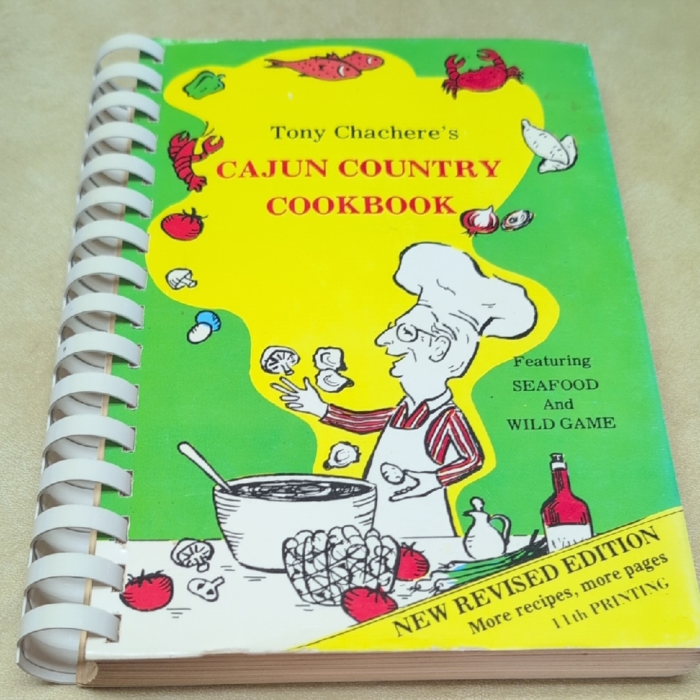 Cajun Country Cookbook - Green & Yellow Cover